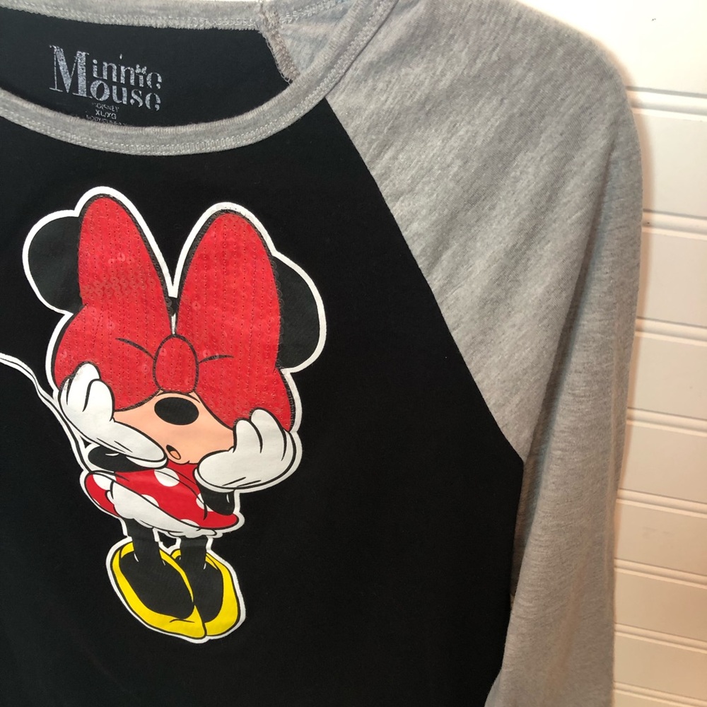 Minnie Mouse Raglan Top - Picture 3 of 5